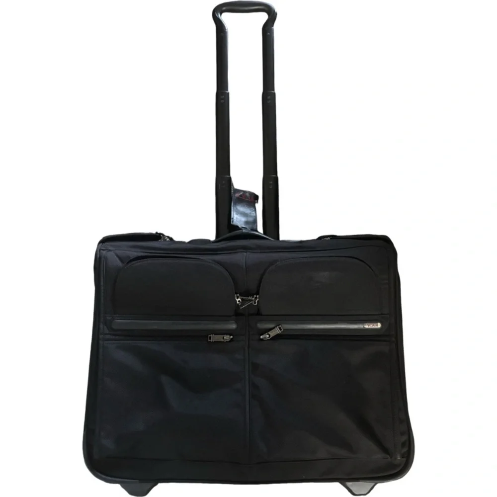 Tumi Alpha 2 Luggage Black Wheeled Carry on Garment Bag